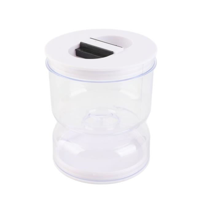Pot à Cornichons Réutilisable 1000ml - Design Sablier, Anti-fuite Et Parfait Pour Kimchi, Olives Et Conserves Maison - 6