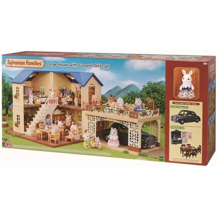 Sylvanian Families Large House with Carport Gift 5669