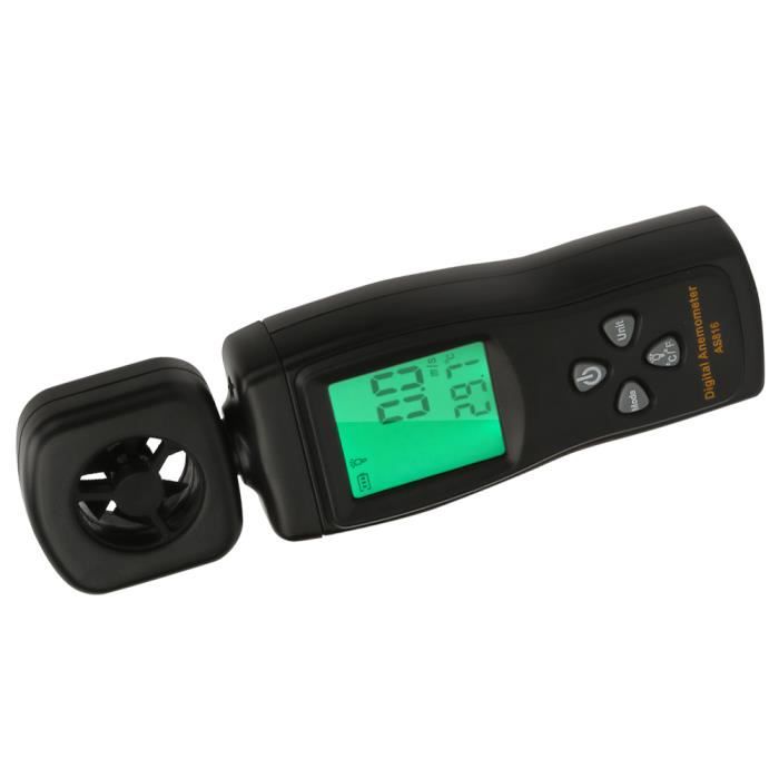 Anémomètre De Poche Numérique - Mesure Du Débit D'air - Usage Industriel/commercial - Neuf