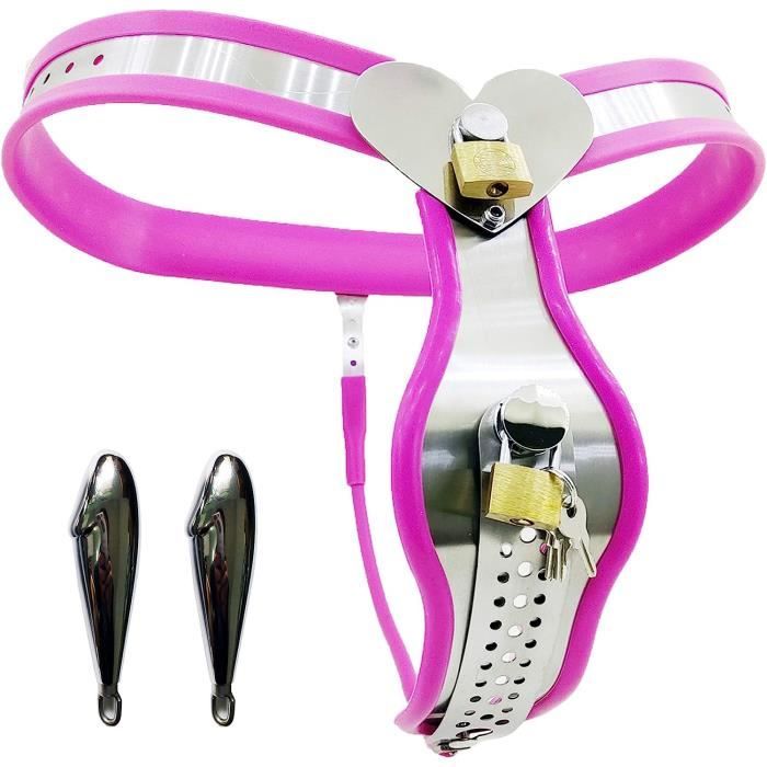 Ceinture De Chastete Femme Acier Inoxydable 304 Avec Vagin Détachable Et  Plug Anal Jouets Sexuels Pour Femmes Ensemble Jouets[H4446] - Achat / Vente  Ceinture De Chastete Femme4446 - Cdiscount