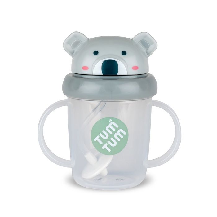 Tasse dapprentissage - Tasse anti fuite + paille lestée Koala - V3 - TUMTUM