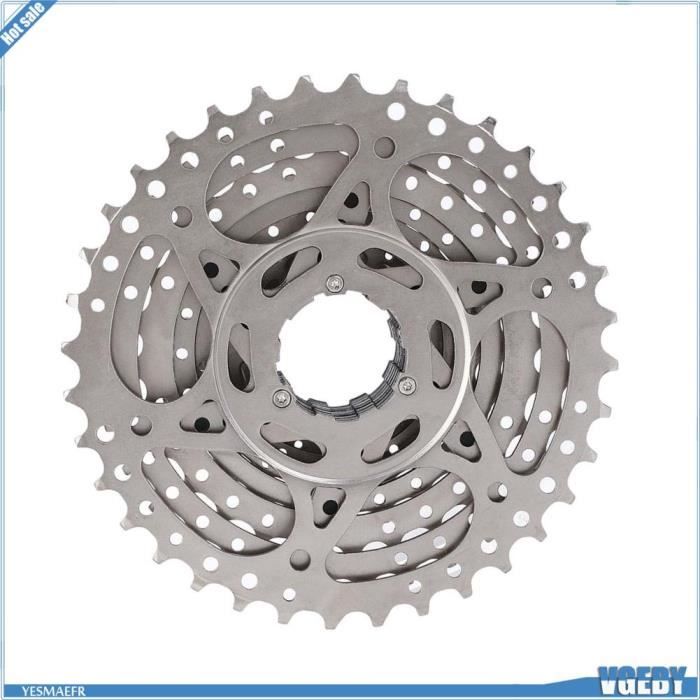 Cassette Roue Libre VGEBY 8 Vitesses – 11-42T, Acier, Poids 550 G, Pour VTT Et Vélo De Route – Accessoire Durable