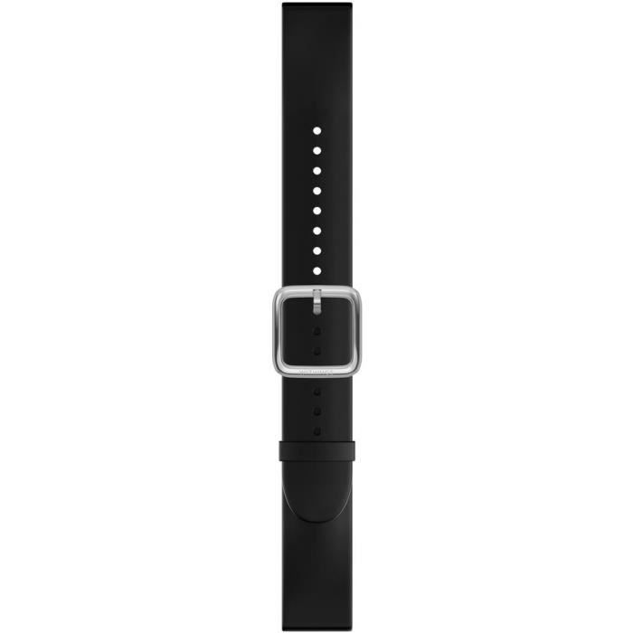 Bracelet en silicone fluoré - Withings - Scanwatch - 38mm - Acier HR - Noir