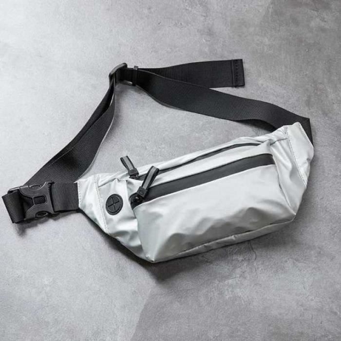 REETEE Sac Banane Imperméable 5 Poches – Grande Capacité, Sangle Réglable, Idéal Voyage Rando