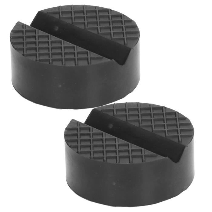 Coussinets En Caoutchouc Car Jack Jack Pour Voitures Tesla, Paquet De 2 Black 91981596