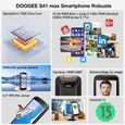 DOOGEE S41 max Smartphone Robuste 5.5" écran 16Go + 256Go IP68 Etanche 13MP Batterie 6300mAh Téléphone Double SIM 4G NFC GPS Orange-1