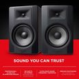 M-Audio - BX8 D3 - Paire de Moniteurs de Studio 150 W Pro 2 Voies avec Woofer 8 Pouces pour Production Musicale avec Acoustique Spac-1