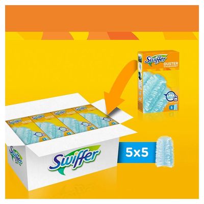 Plumeau Jetable Avec Poignée – 20 Recharges Microfibre + 1 Poignée – Nettoyage Électrostatique Maison Voiture
