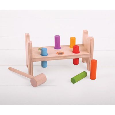 Jouet Marteau Montessori - 6 Pièces En Bois Simulé - Outil Bricolage Enfant Sécurisé Pour Jeu D'imitation - 7