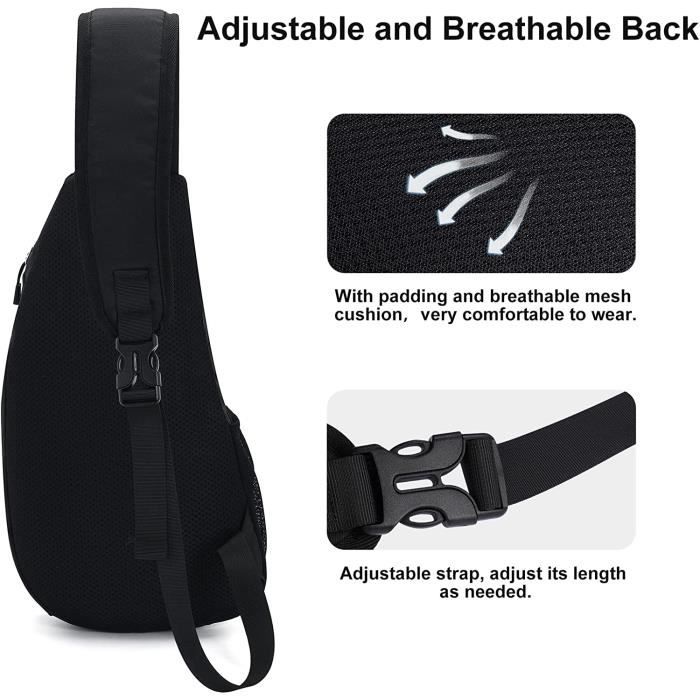 Sac à Bandoulière Non Renseigné Sac De Poitrine Sacoche à Bandouliere