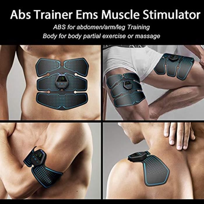 Electrostimulateur Musculaire,EMS Ceinture Abdominale Electrostimulation  Appareil Abdominale Stimulation Massage Abdomen-Bras-Cuisse - Cdiscount  Sport
