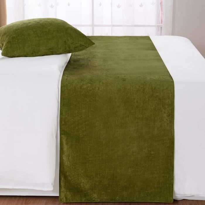 Zhiyuan Écharpe Décorative De Bout De Lit 50 X 240 Cm Violet - Protection Et Élégance