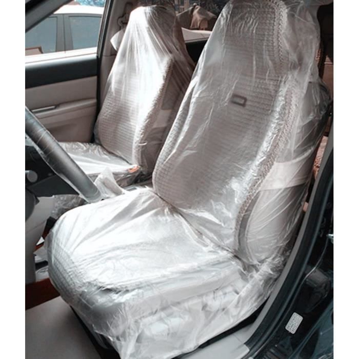 Coiffe de siège auto en plastique jetables - Chine Housse de siège
