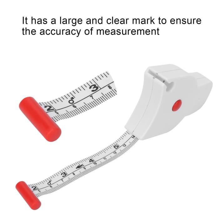 Cikonielf Ruban de mesure du corps Ruban à mesurer pour le corps Ruban de  mesure de perte de poids à double échelle pour la - Cdiscount Bricolage