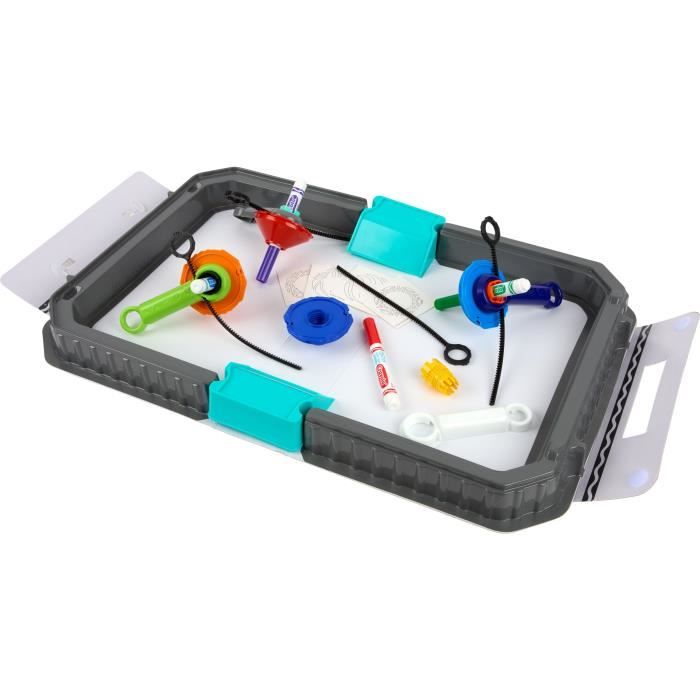 Crayola ColourWhirls – Toupie Des Couleurs – Coffret Avec 1 Toupie – Défis Créatifs En Famille – Dès 6 Ans – Compatible Feutres Crayola