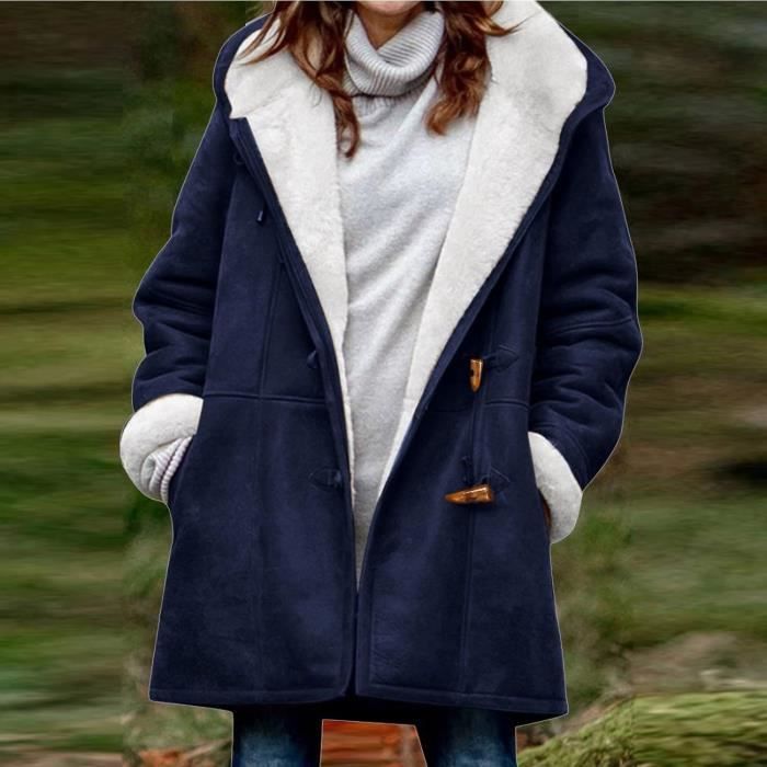 Manteau long polaire femme top