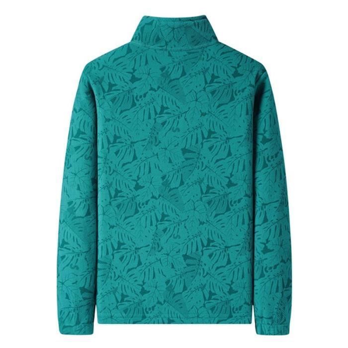 Veste Polaire Fille Chaud Doux - Blouson Col Montant Zippé Automne Hiver Décontracté