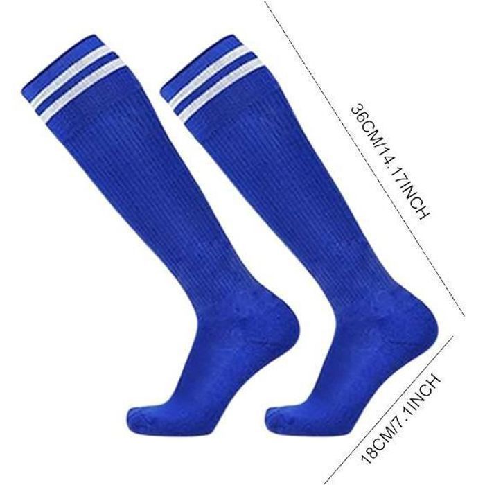 Chaussettes de sports d'hiver Full Cushion OTC rayée pour enfant col. Bleu