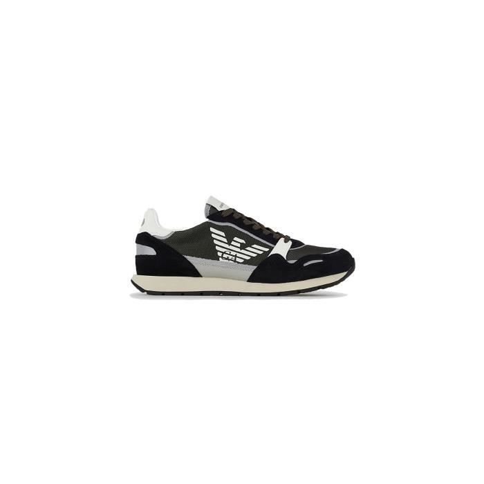 Basket EA7 Emporio Armani Homme Bleu marine Tige en mesh et