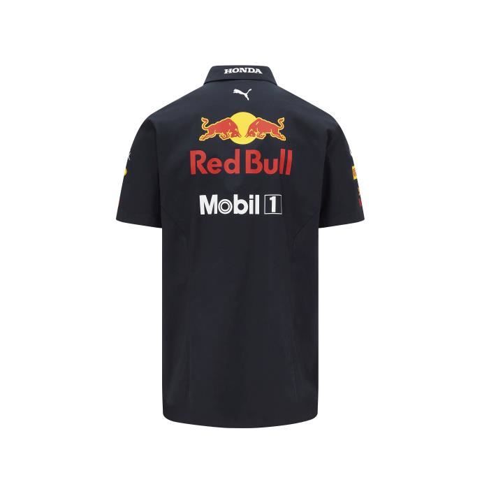 Chemise Homme Aston Martin Racing Formula Team RedBull Officiel F1 navy Cdiscount Pret a Porter