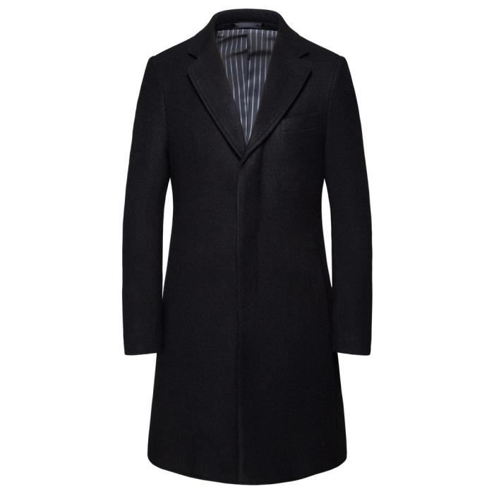 Manteau hiver homme laine outlet