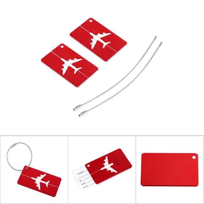 1pc étiquette Bagage En Cuir Synthétique Approuvée Tsa Style - Canada