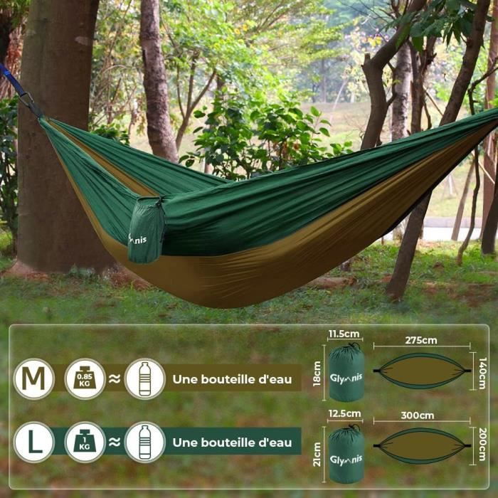 Hamac De Camping De Qualité Supérieure Xxl Pour 2 Personnes Charge