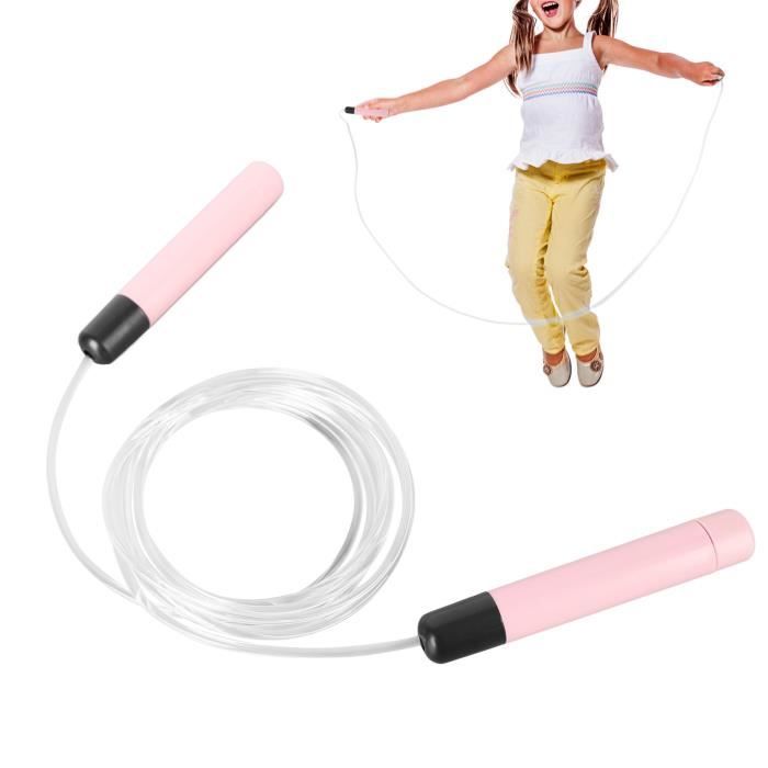 Corde à sauter enfant,corde a sauter reglable pour garçons et filles 3-12  ans, jeu scolaire activité de plein air des exercices de - Cdiscount Sport