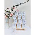 Stickers ronds Merci - mariage floral - ARTEMIO - 5 ans et plus - Blanc - Mixte-2