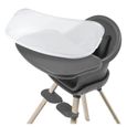 MAXI-COSI Moa Chaise haute bébé évolutive 8 en 1, Chaise haute/Réhausseur/Tabouret/Bureau, De 6 mois à 5 ans, Beyond Graphite2 Eco-2