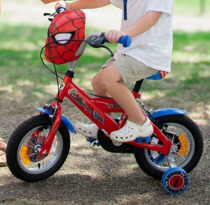 Bicyclette 14 Pouces Spiderman Vélo Enfant Spidey 14 Pouces Bicyclette Mixte Avec Roulettes Freins Accessoires 511039