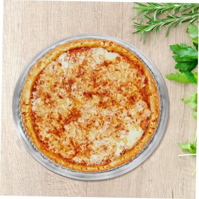 3 Pièces Poêle À Pizza Pour Four Plateau De Grill Filet À Pizza Grande — free download