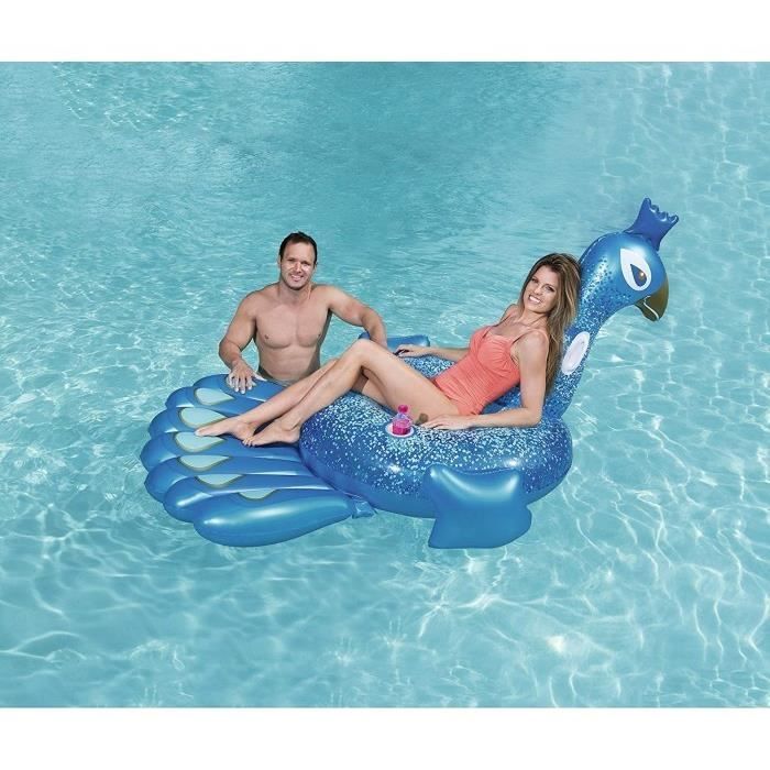 Bouée Adulte Bouée Gonflable XXL Chevauchable, Piscine Plage, Flotteur