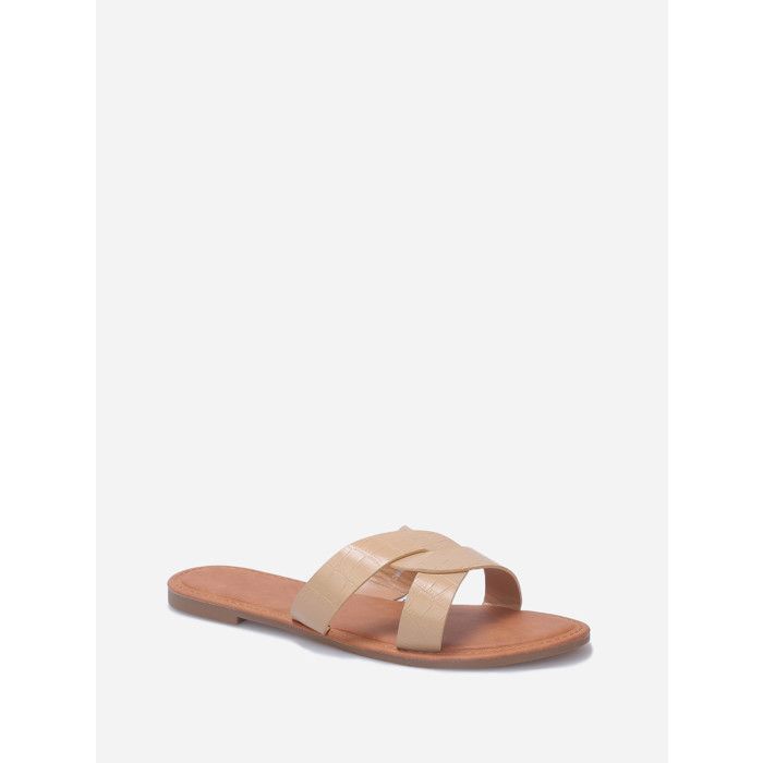 Mules brides sale croisées femme