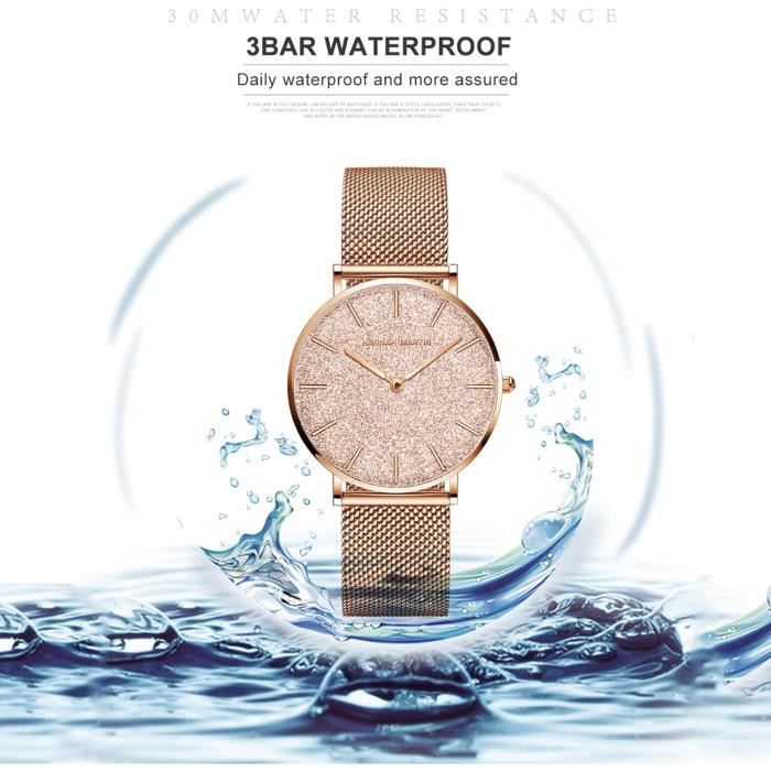 Montre fine or femme deals