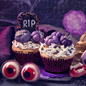 Lot De 25 Décorations De Gâteau « The Spooky One » Avec