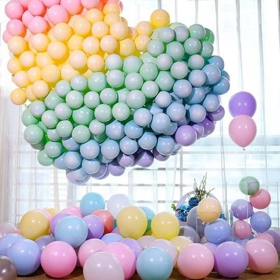12 in Latex Pastel Couleur Bonbon 100-500 Ballons Pack Air & Hélium Qualité environ 30.48 cm