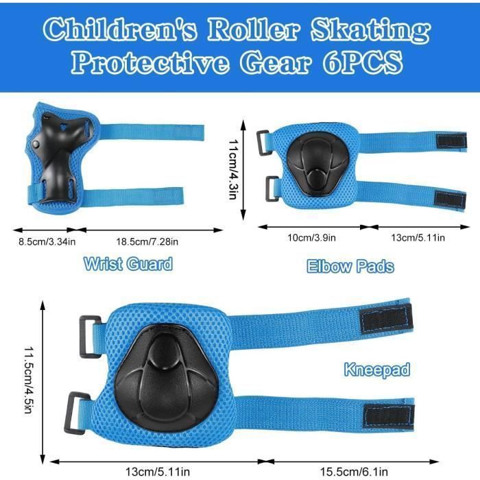 Protection Enfant Roller Genouillères, Coudières Et Protège-poignets Pour Enfants Et Adultes S~p130265423 Protection Roller Enfant 12 Ans