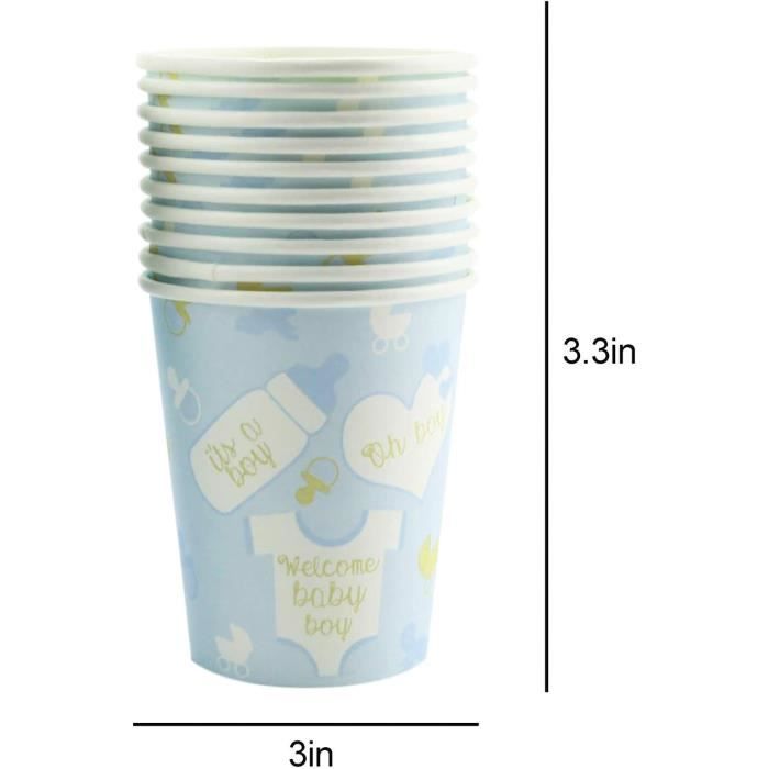 Kit De Fête 68 Pièces Avec Assiettes, Gobelets, Serviettes, Nappe
