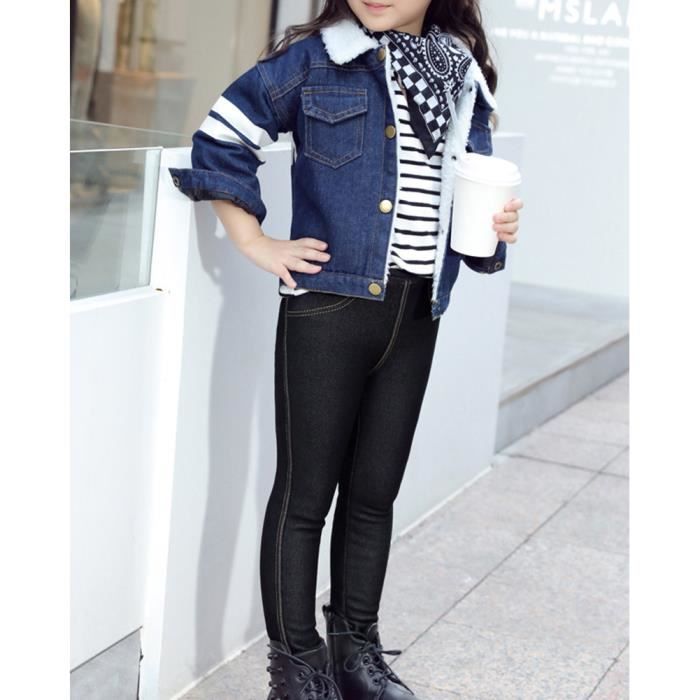 Legging velours 2025 fille