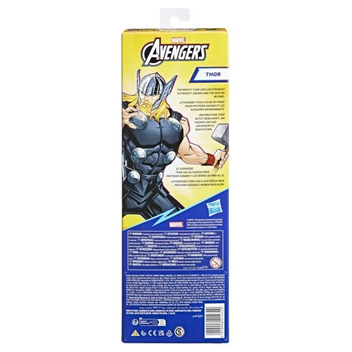 Figurine Thor de 30 cm, Avengers Titan Hero Series, jouet pour enfants à  partir de 4 ans - Cdiscount Jeux - Jouets