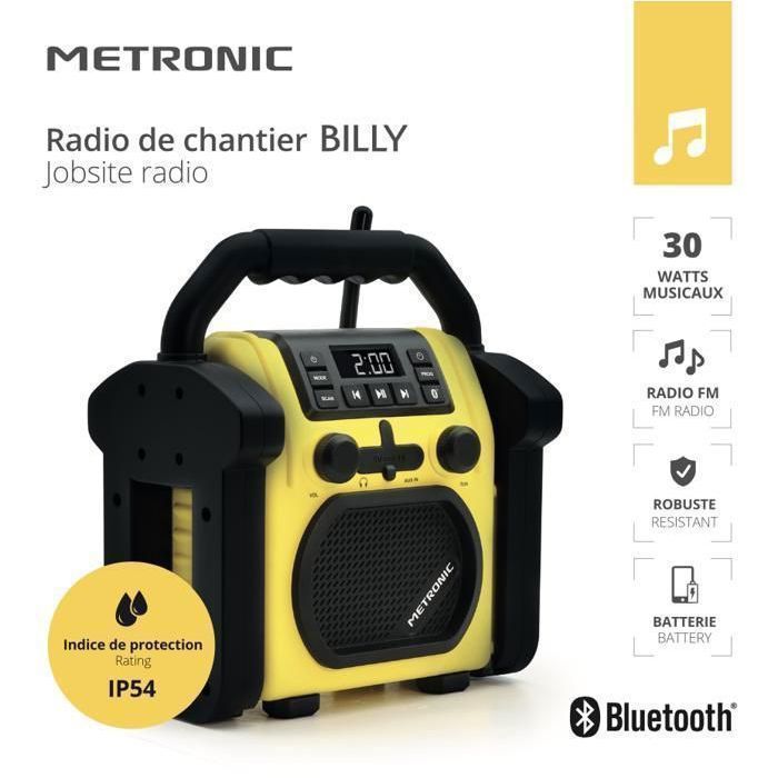 Radio Recargable Bluetooth con Linterna y Power Bank 5000mAh | Ursa