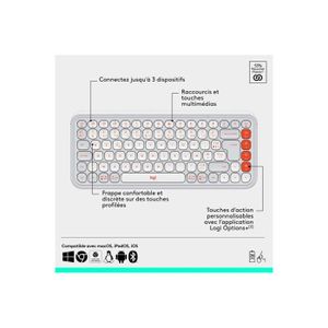 Housse De Protection Pour Clavier Logitech Keys-to-GO - Pochette En Nylon Avec Fermeture Éclair - Couleur Pêche Pastel - Par Kwmobile - 3