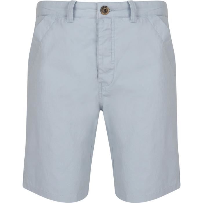 TOKYO LAUNDRY Short Chino Bleu Clair Homme