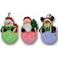 1 Boule De Noel Lumineuse Pere Noel Renne Bonhomme De Neige