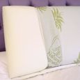 Oreiller memoire de forme aloe vera