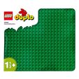 LEGO® 10980 DUPLO La Plaque De Construction Verte, Socle de Base Pour Assemblage et Exposition, Jouet de Construction Pour Enfants-0