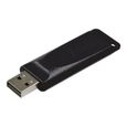 Clé USB - VERBATIM - Store'n'Go Slider 64Go - USB2.0 - Vitesse de lecture 10Mo/s - Vitesse d'écriture 4Mo/s-0