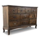 DECORATION D'AUTREFOIS Commode Grainetier Bois 10 Tiroirs - Marron - Décoration d'Autrefois