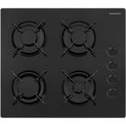 Plaque de cuisson à gaz - DAEWOO - 4 foyers - 60 cm - BH6GKR40BNL - Noir
